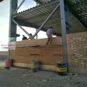 دیوار دو رو نما در سوله