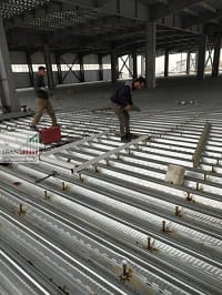 نصب عرشه فولادی